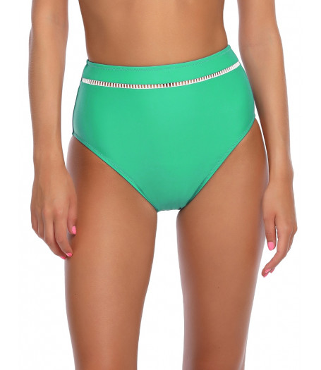 Zelené plavky s vysokým pásom RELLECIGA Crochet Lace I OUTLET 2023